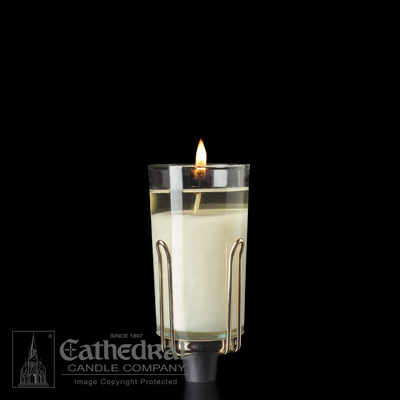 308 Brass Finish Adapter for 24-40-72 Hour Glass Candles-93544001