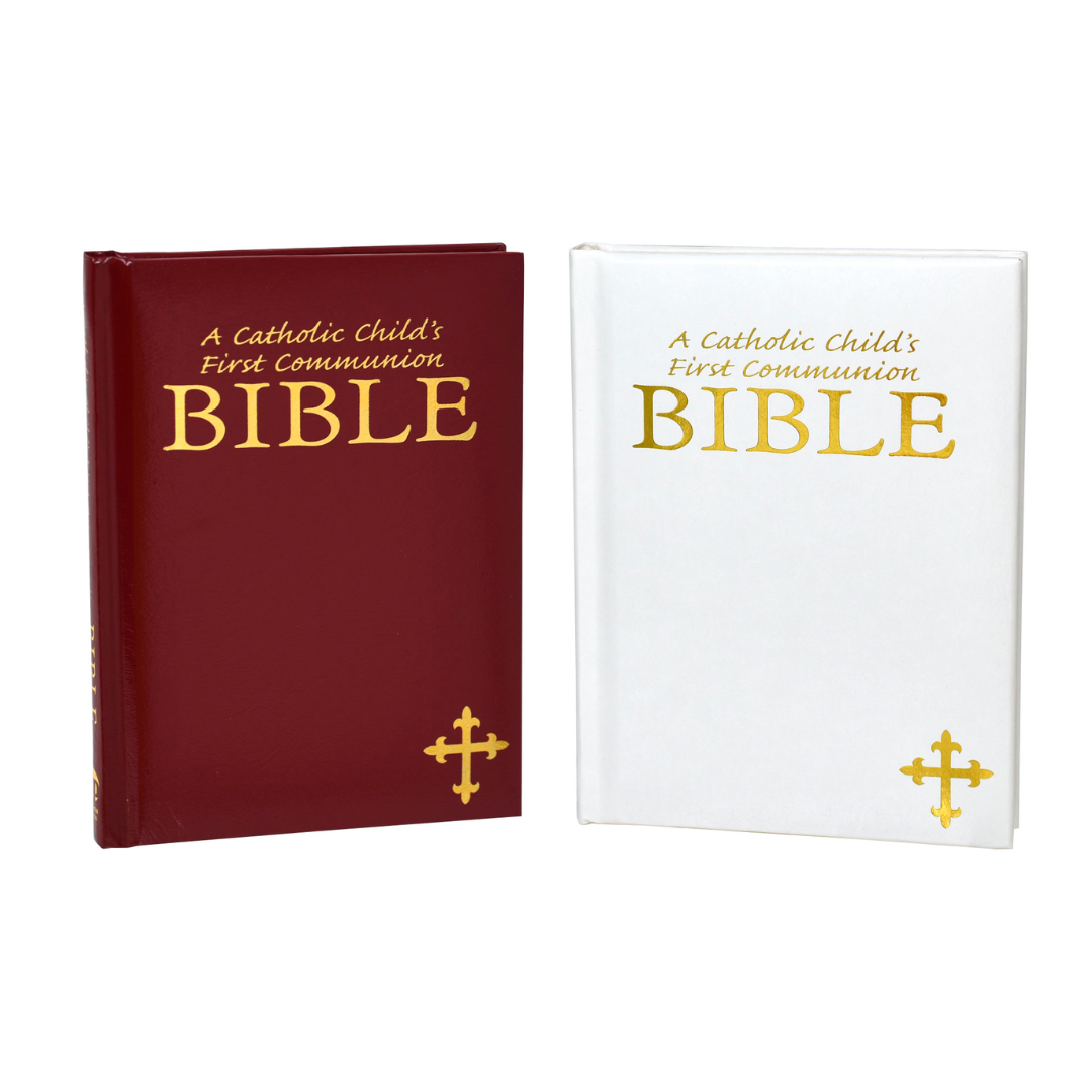 A Catholic Child's First Communion Bible by Regina Press Maroon 9780882711043; 60-RG1400294_White 9780882710150; 60-RG1400296