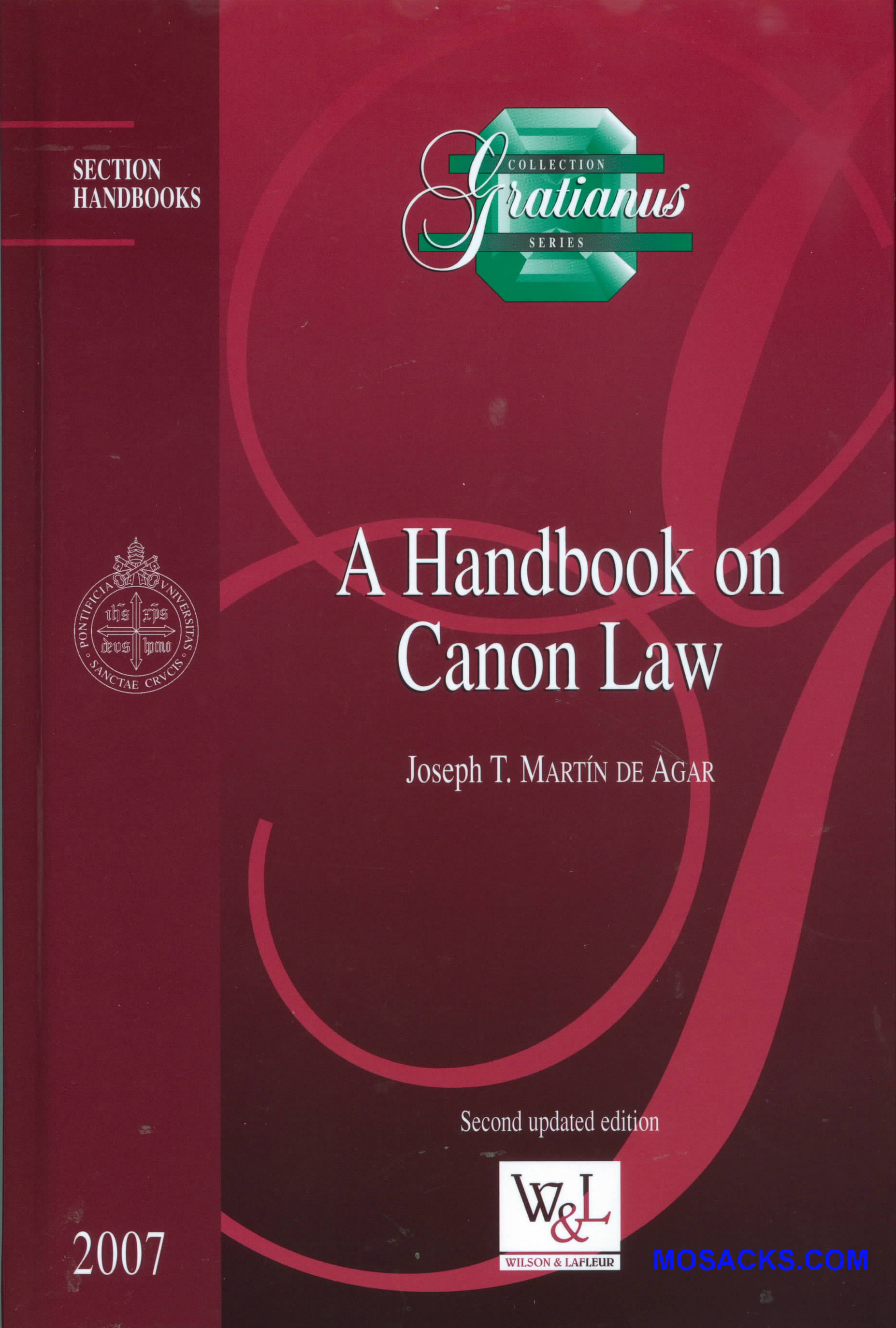 A Handbook on Canon Law by Joseph Martin De Agar 445-78041