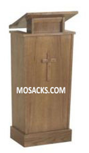 Lectern Wooden Adjustable with one inside shelf  40-327