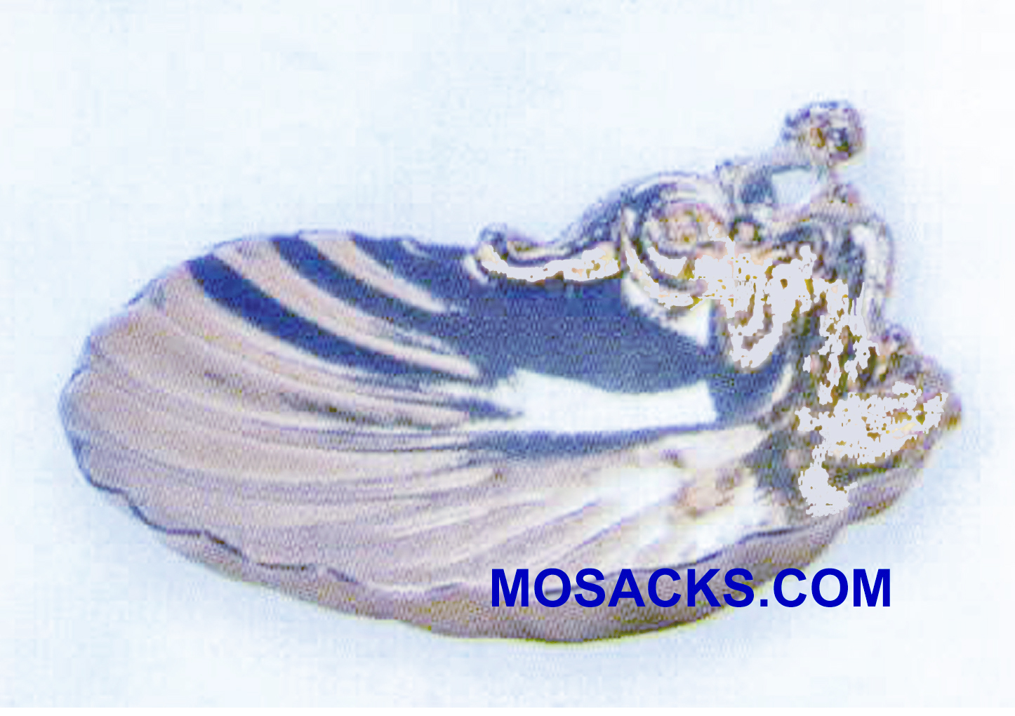 Baptismal Shell Nickel Plate Cast Bronze-K421S