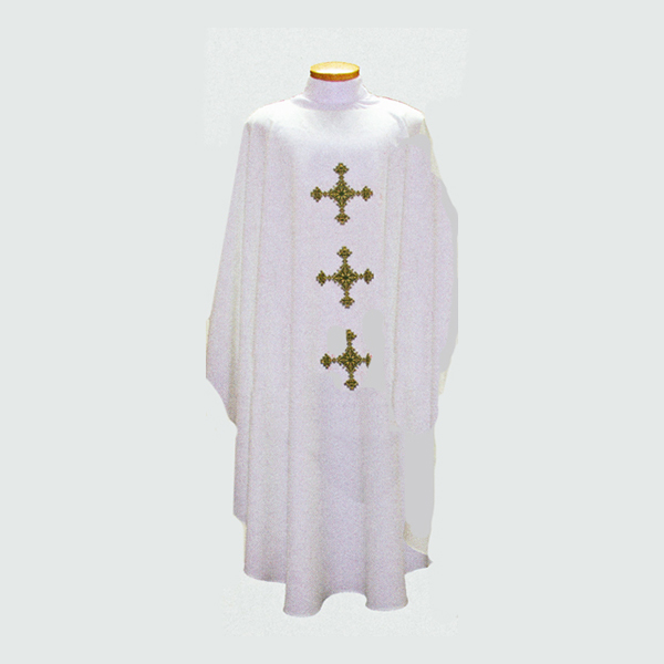 Beau Veste 3 Crosses Chasuble with front and back design-2016A