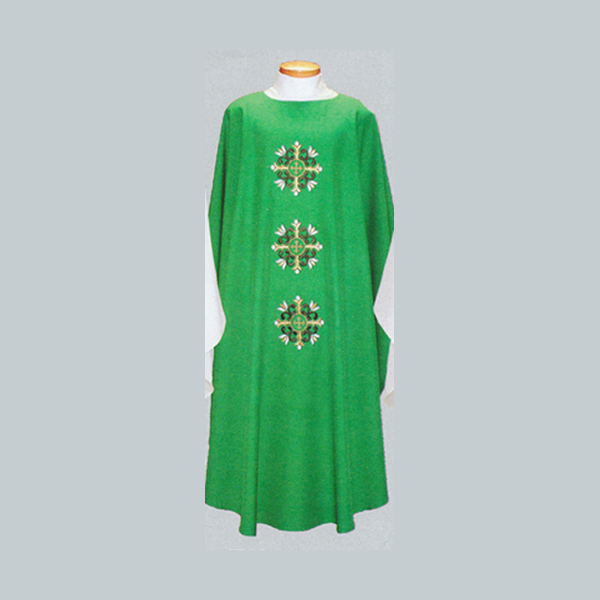 Beau Veste 3 Crosses Chasuble design on front and back -2019A