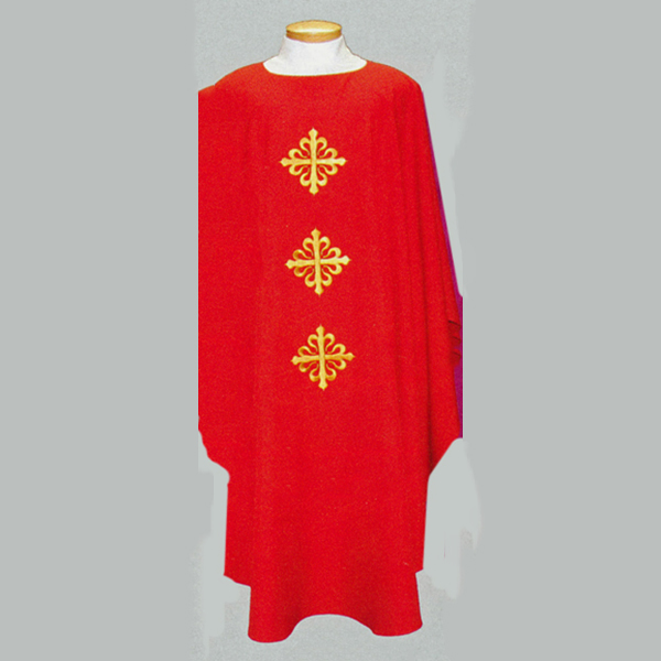 Beau Veste 3 Crosses Chasuble  with front and back design-2020A