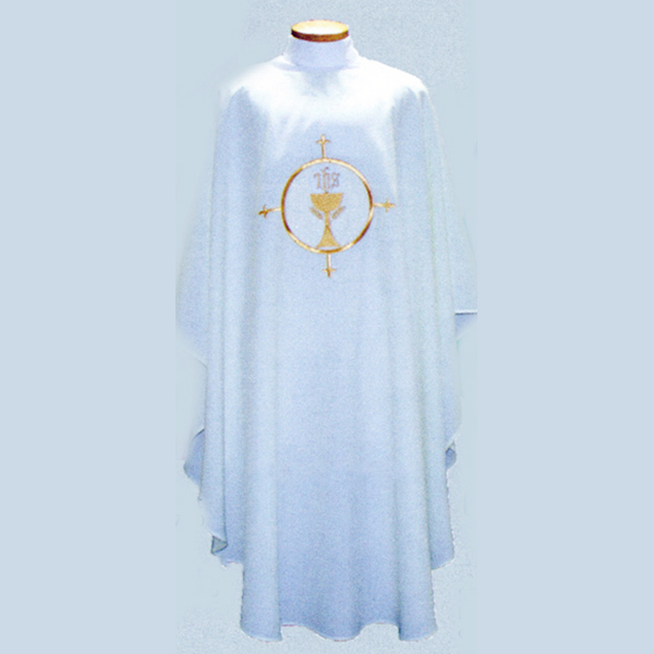 Beau Veste Chalice Chasuble design on front and back-2022A