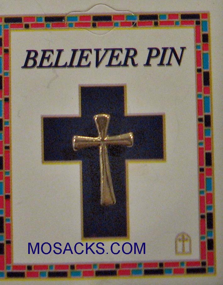Cross Pin Gold Maltese Cross Believer Pin SJ8812