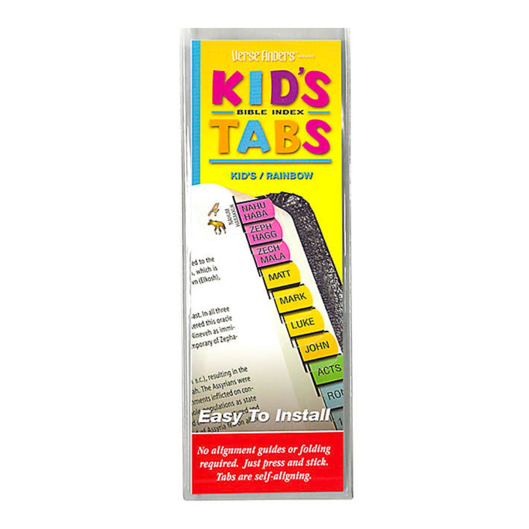 Bible Index Tabs Kid's Rainbow 510-75315