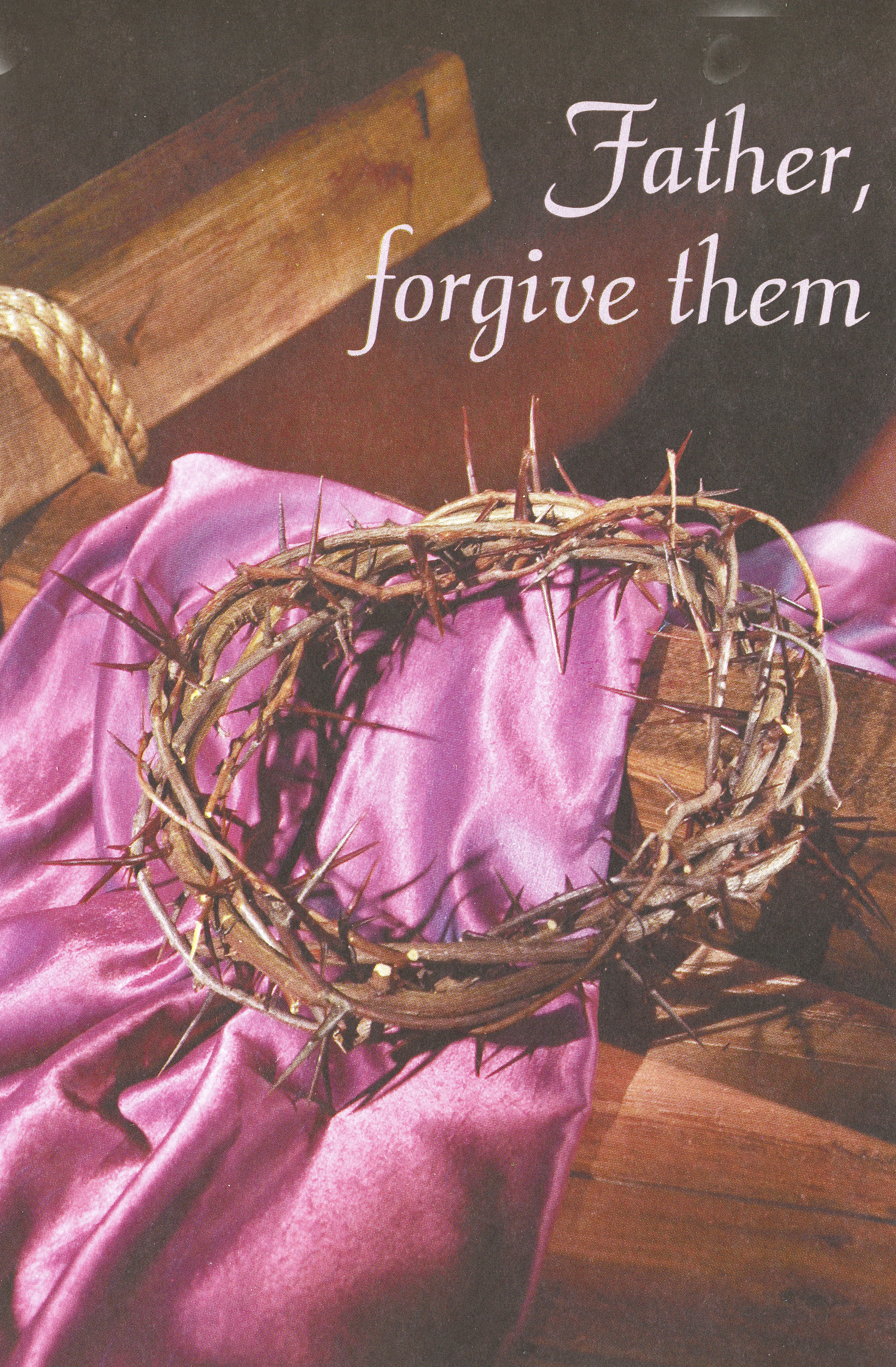 Bulletin Covers Lent Father Forgive Them-9295