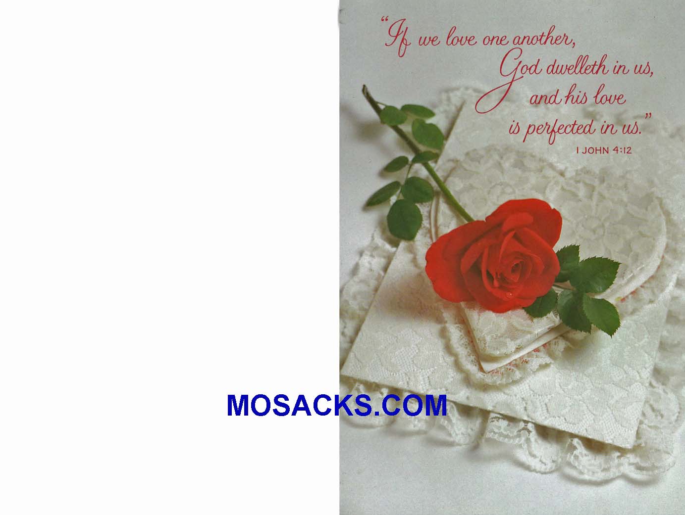 Wedding Bulletin Covers Love One Another 100 Pack-U6068, Wedding Cover