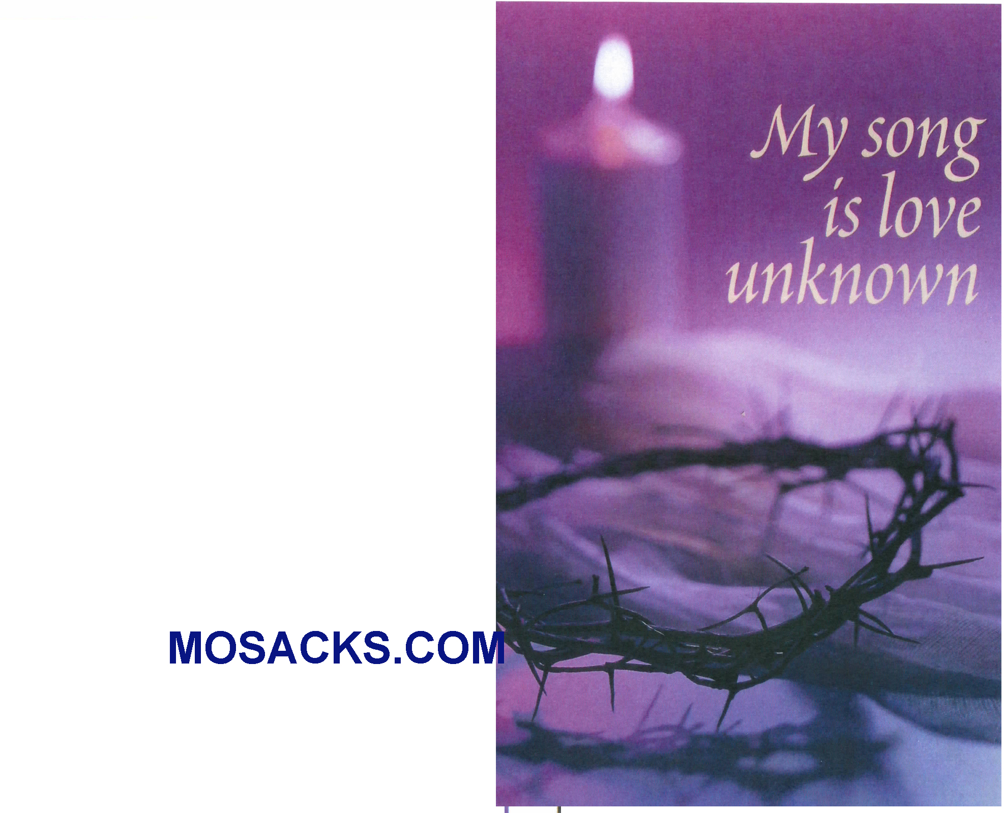 Bulletin Covers My Song Is Love Unknown 100 Pack-18-9950, Good Friday Cover