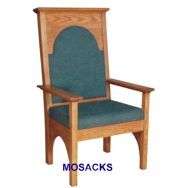 Celebrant Chair w/ upholstered seat and back 29" w x 28" d 50" h 599