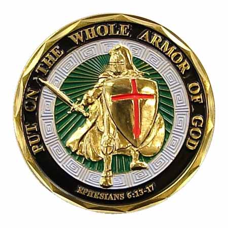 Challenge Coin - Put On The Whole Armor Of God Challenge Coin 487-2424