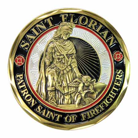 Challenge Coin - Saint Florian Challenge Coin (Firefighters) 487-2491