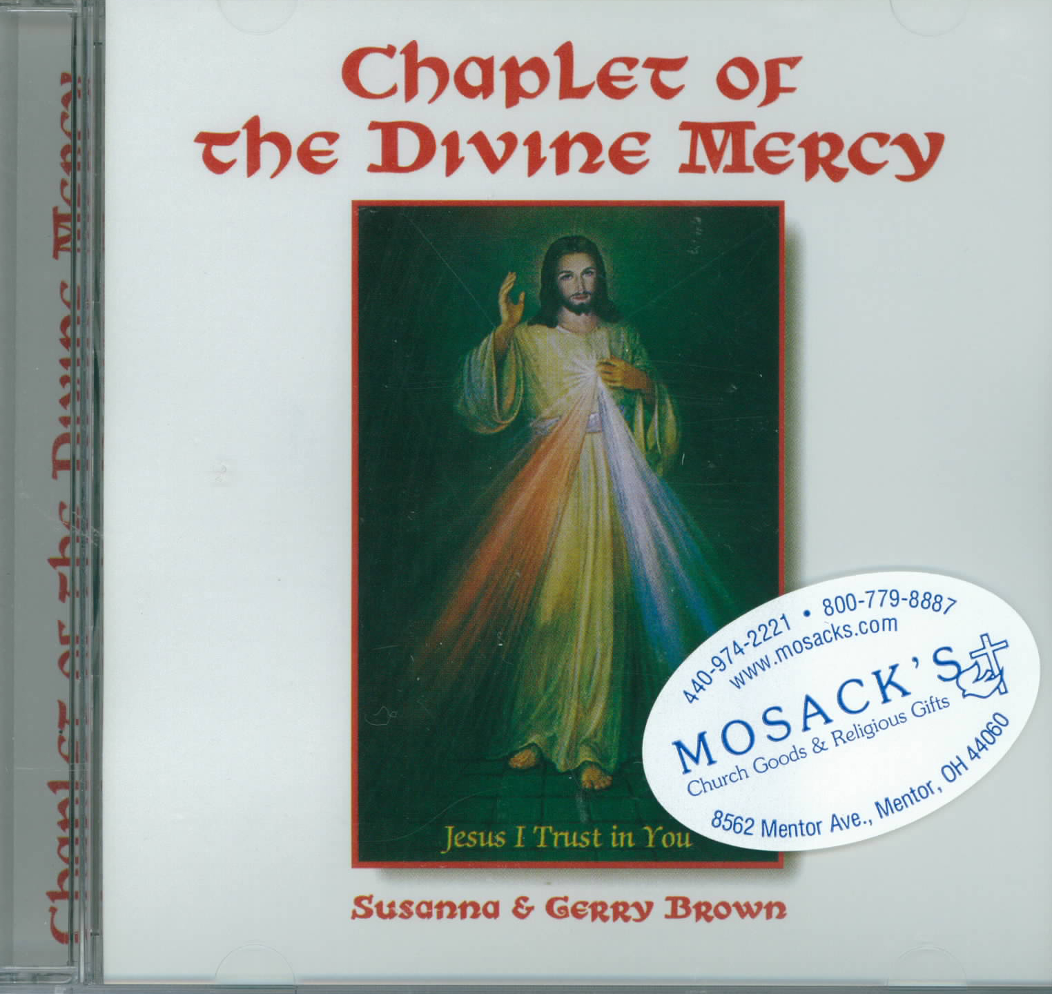 Chaplet of Divine Mercy By Susanna And Gerry Brown CD 245- 601008