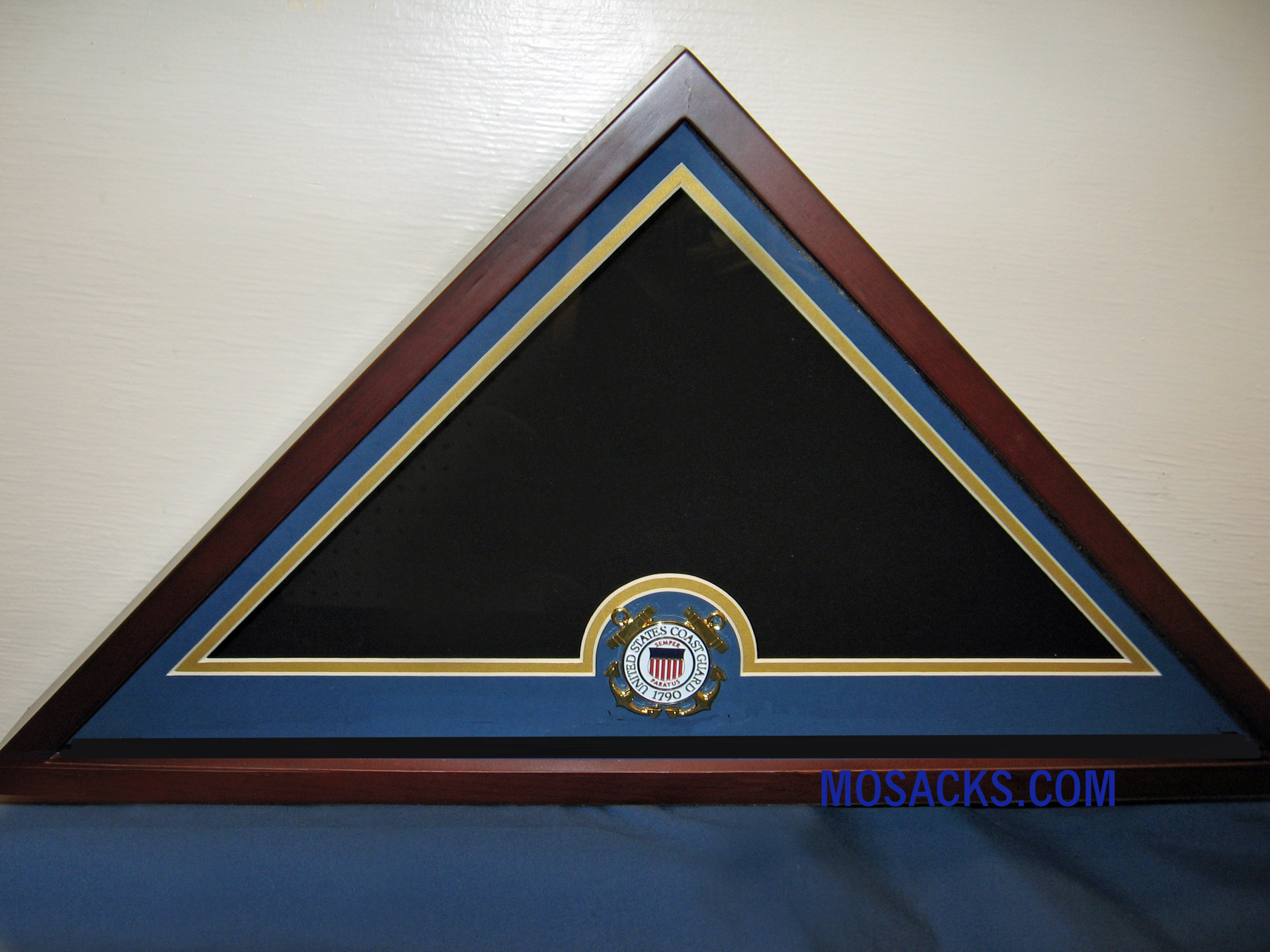 Coast Guard Flag Display Case with Coast Guard Medallion #28500