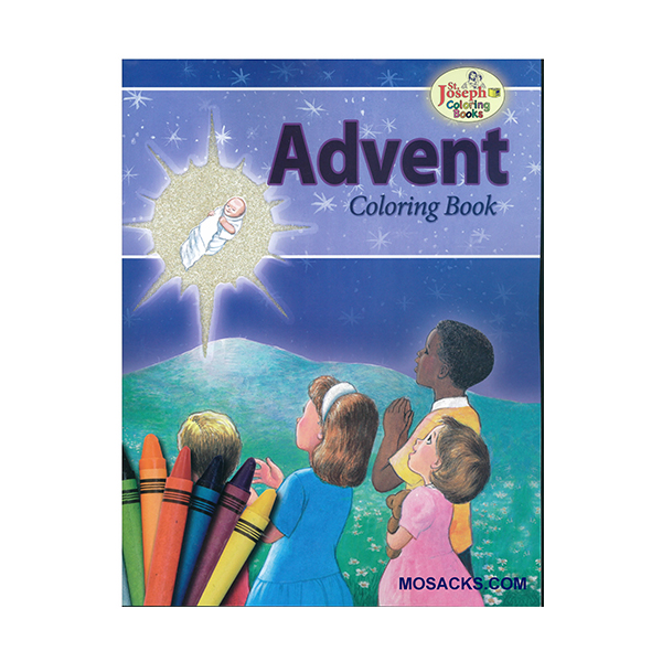 St Joseph Educational Coloring Book Advent-978089942690-7