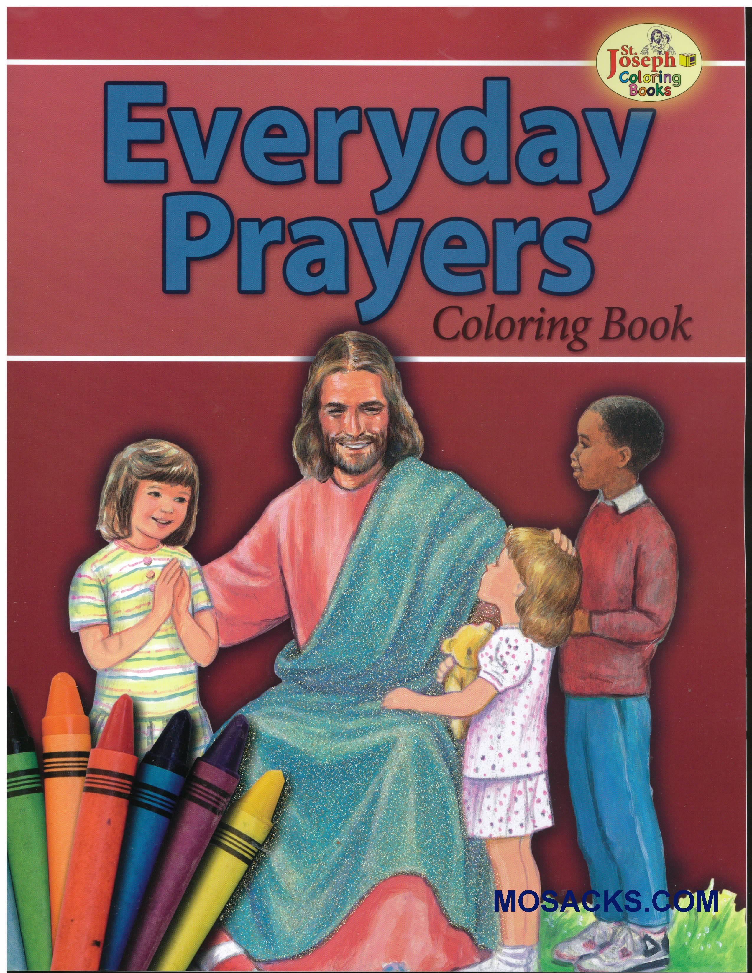 St Joseph Educational Coloring Book Everyday Prayers-978089942691-4