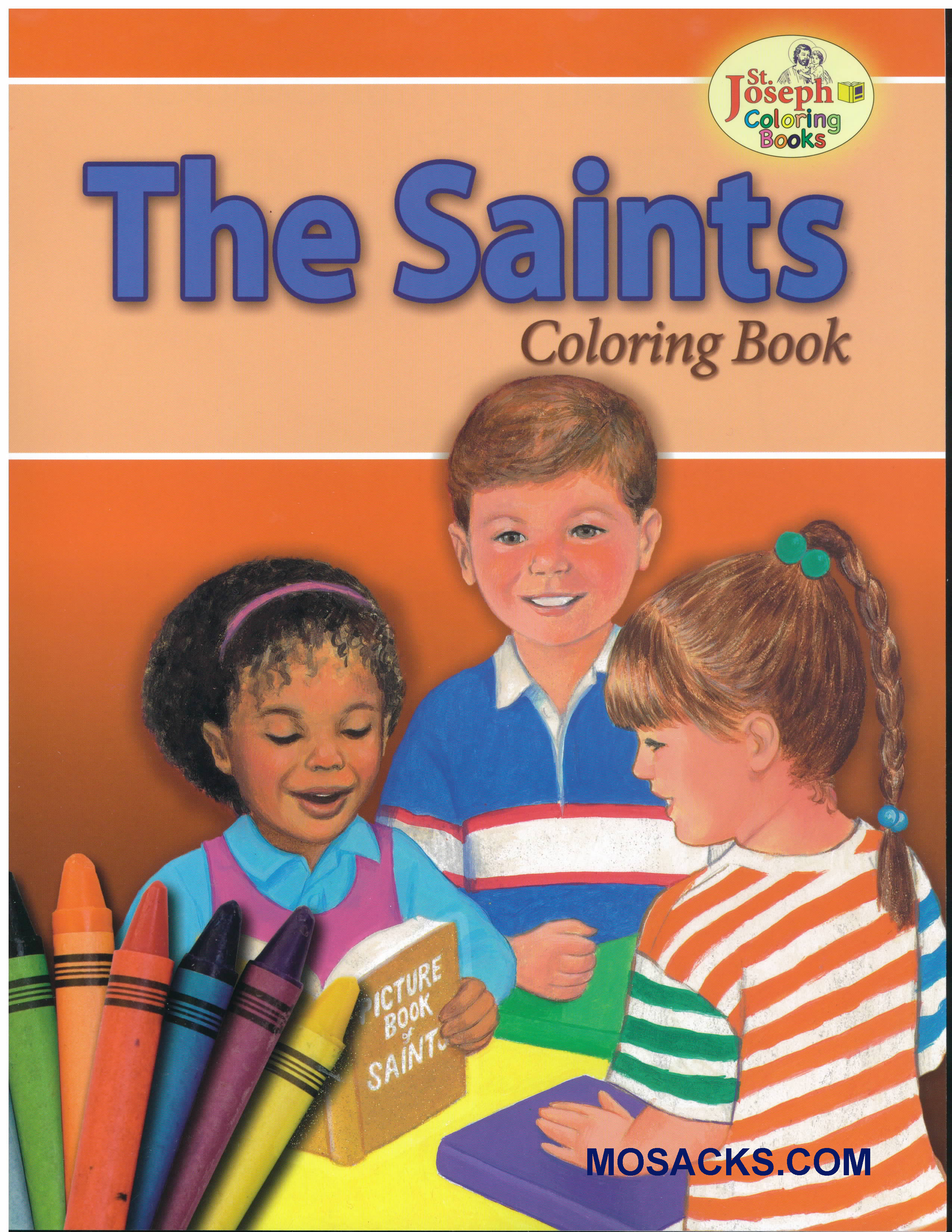 St Joseph Educational Coloring Book The Saints-978089942681-5
