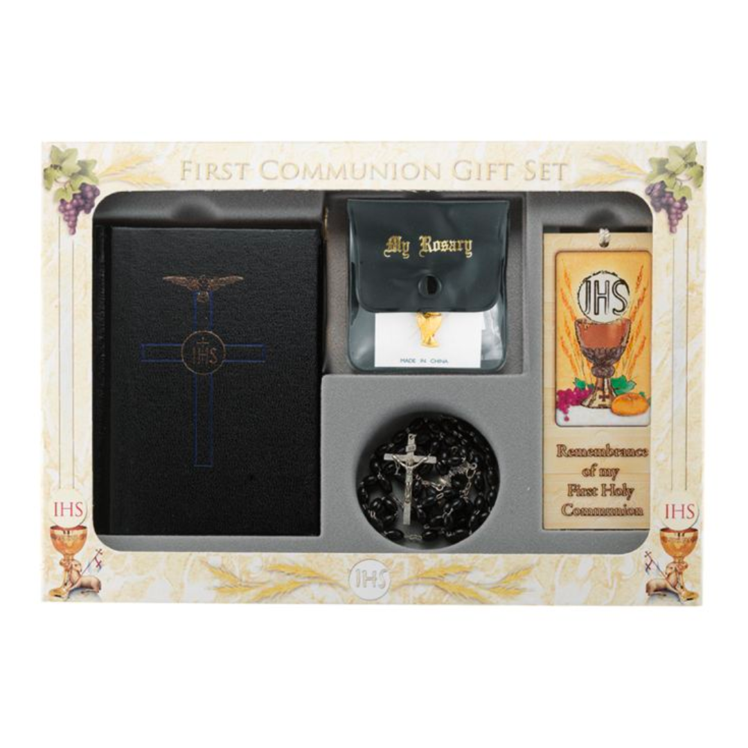 First Communion 6 Piece Deluxe Gift Set Child Of God Boy-5281