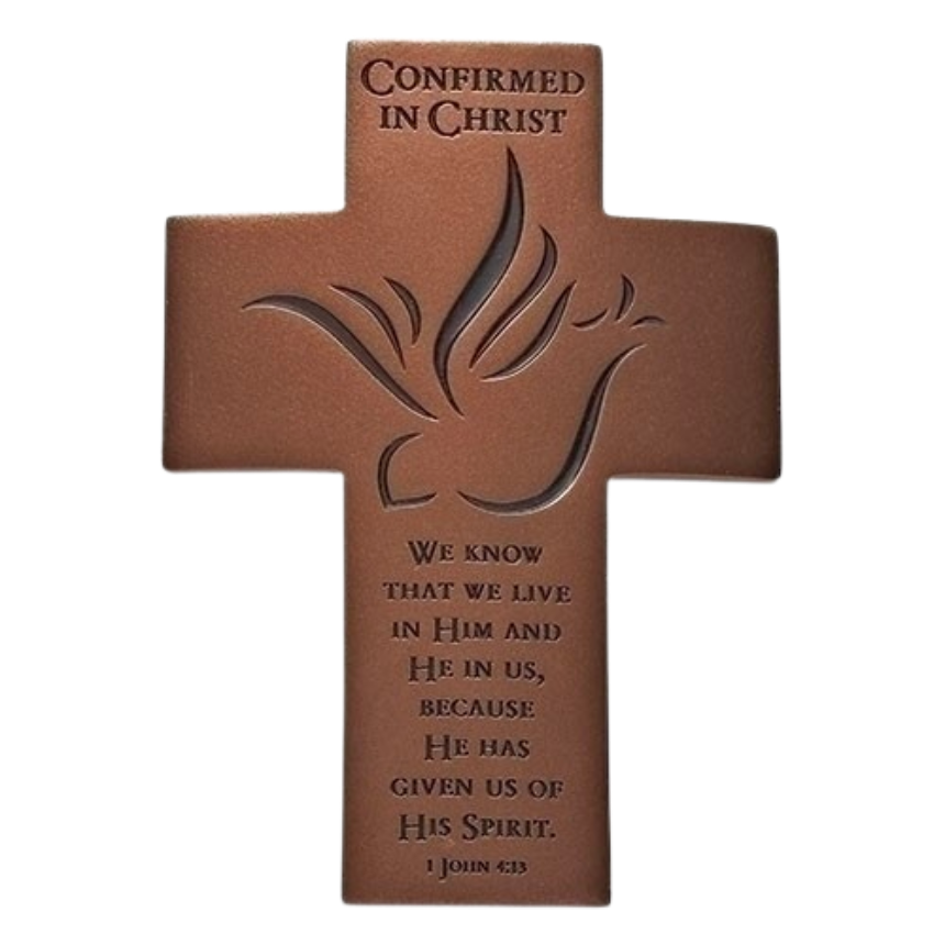 Confirmation Wall Cross w/Dove & Verse, #63693