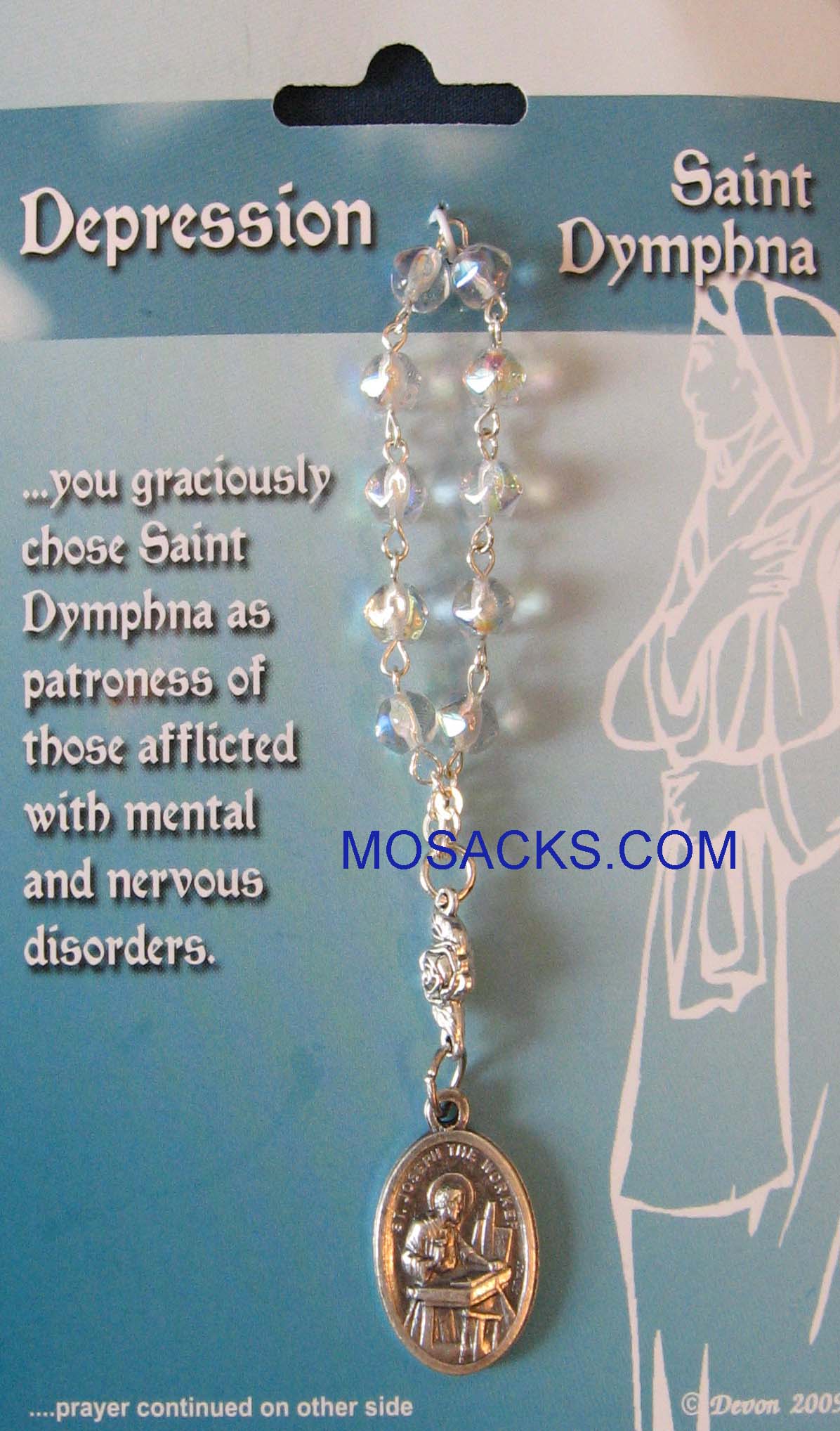 Depression, St. Dymphna One Decade Rosary, 08022DYM