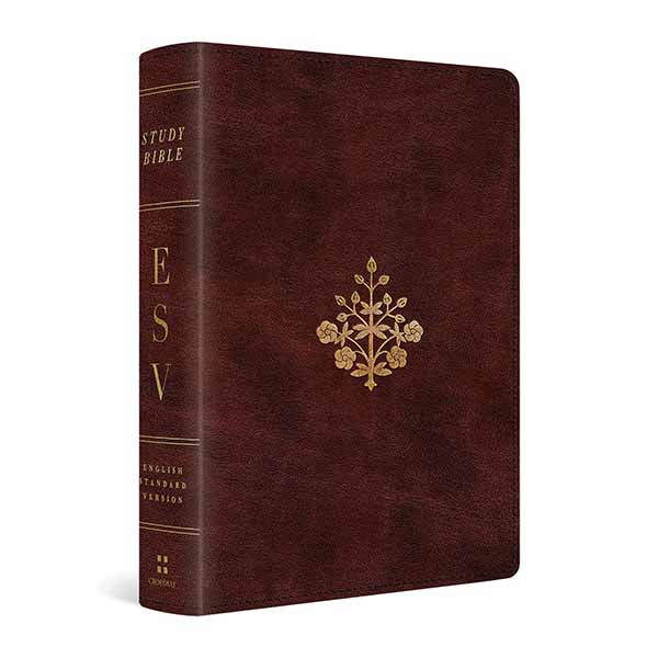 ESV Large Print Personal Size Bible (Burgundy, Rose of Sharon Design) 9781433564550