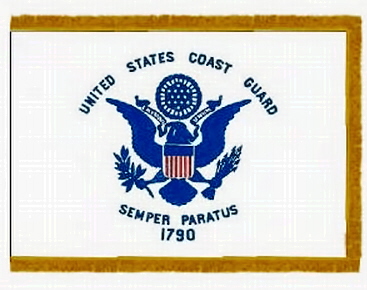 Flags Military Indoor Printed  Nylon Coast Guard 3ft x 5ft 35246940