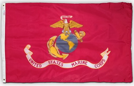 4’ x 6’ U. S. Marine Corps Printed Perma-Nyl Flag by Valley Forge Flag