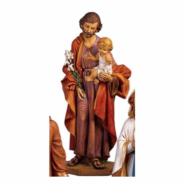 Fontanini 40’ Scale  St. Joseph with Child Jesus - 43013