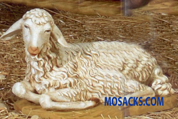 Fontanini 50" Masterpiece Nativity Collection Seated Sheep #52340