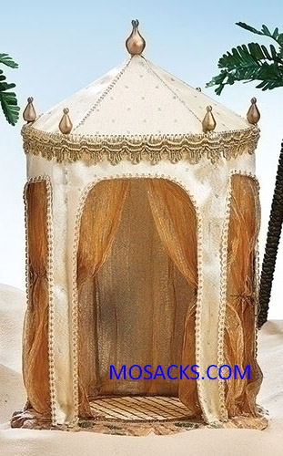 Fontanini Nativity 7.5" scale King's Tent Ivory and Gold -50791
