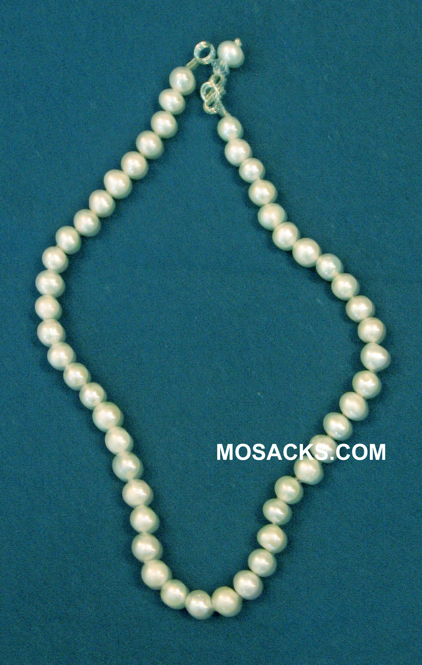 Fresh Water Pearl 12 nch White Necklace 418-12-FWPW