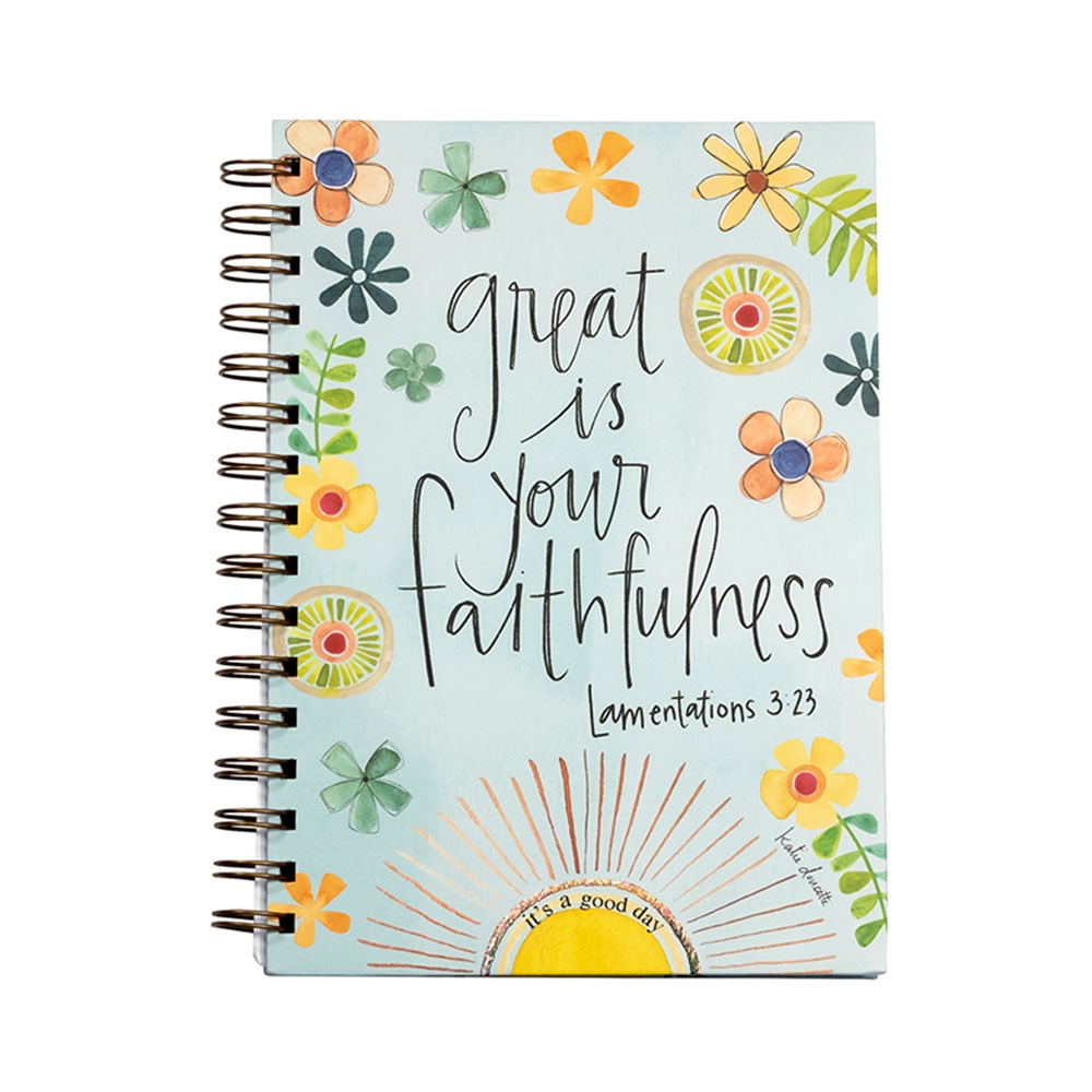 "Great Is Your Faithfulness" Wirebound Journal (8.5" x 6.5")  