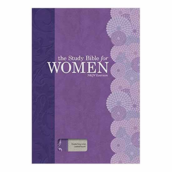Holman The Study Bible for Women NKJV Edition PurpleGray Linen 9781433646447
