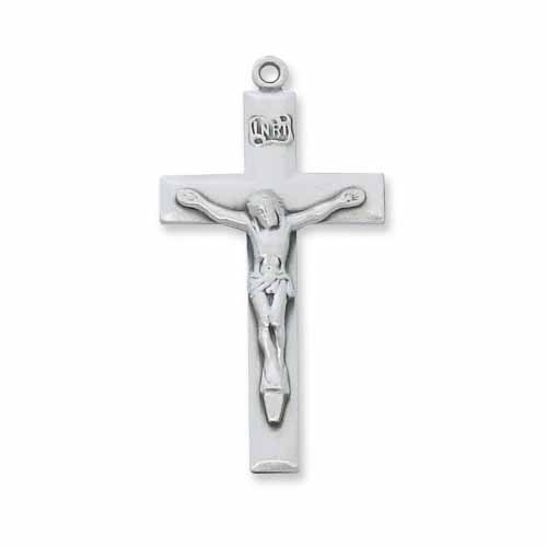 Sterling Silver Crucifix, 1", S181024