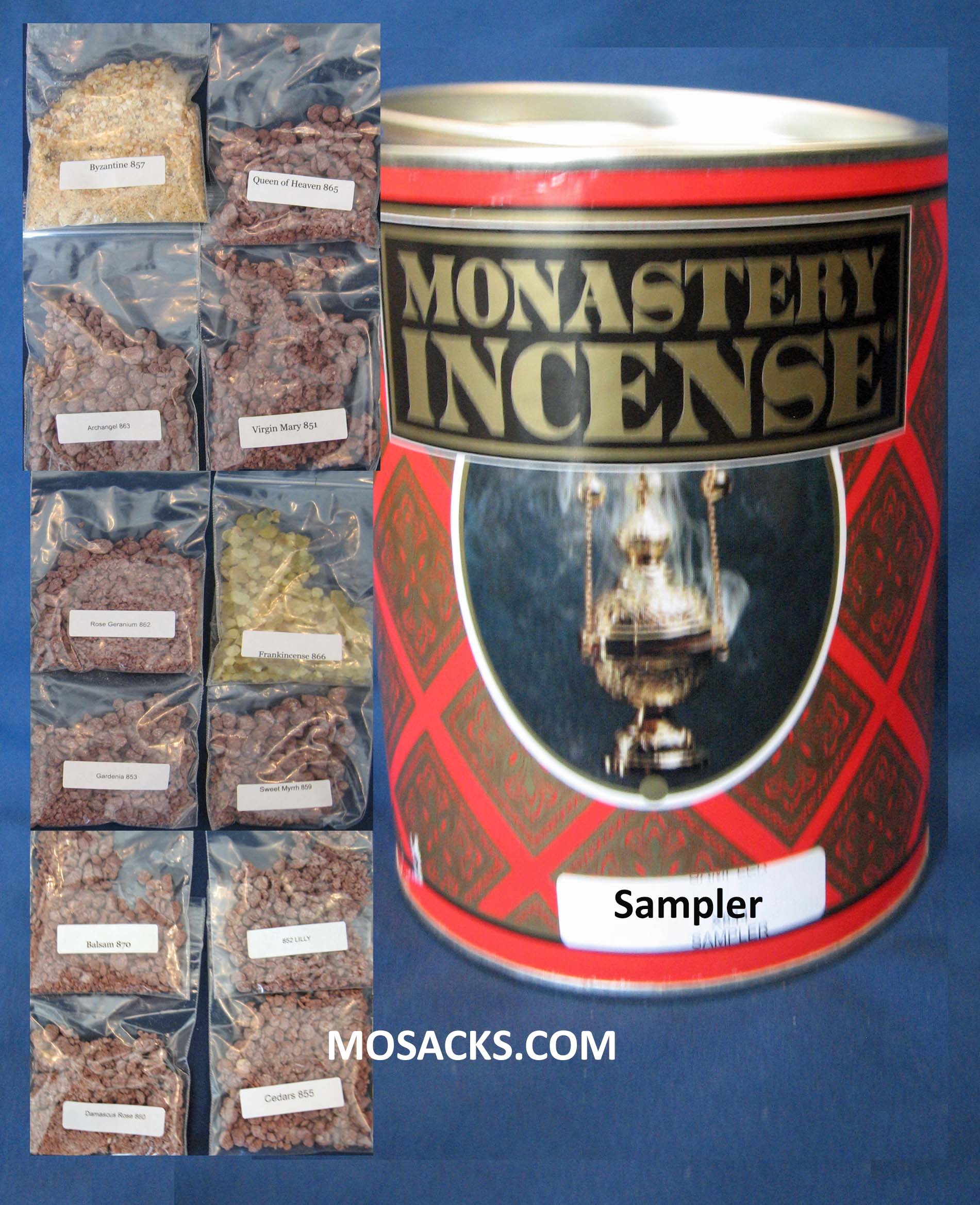 Incense Assortment Pack 12 ounce Monastery Incense Sampler-844
