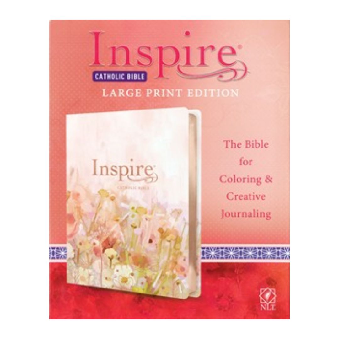 Inspire Catholic Bible: The Bible For Coloring & Creative Journaling (Large Print - LeatherLike) - 9781496446831