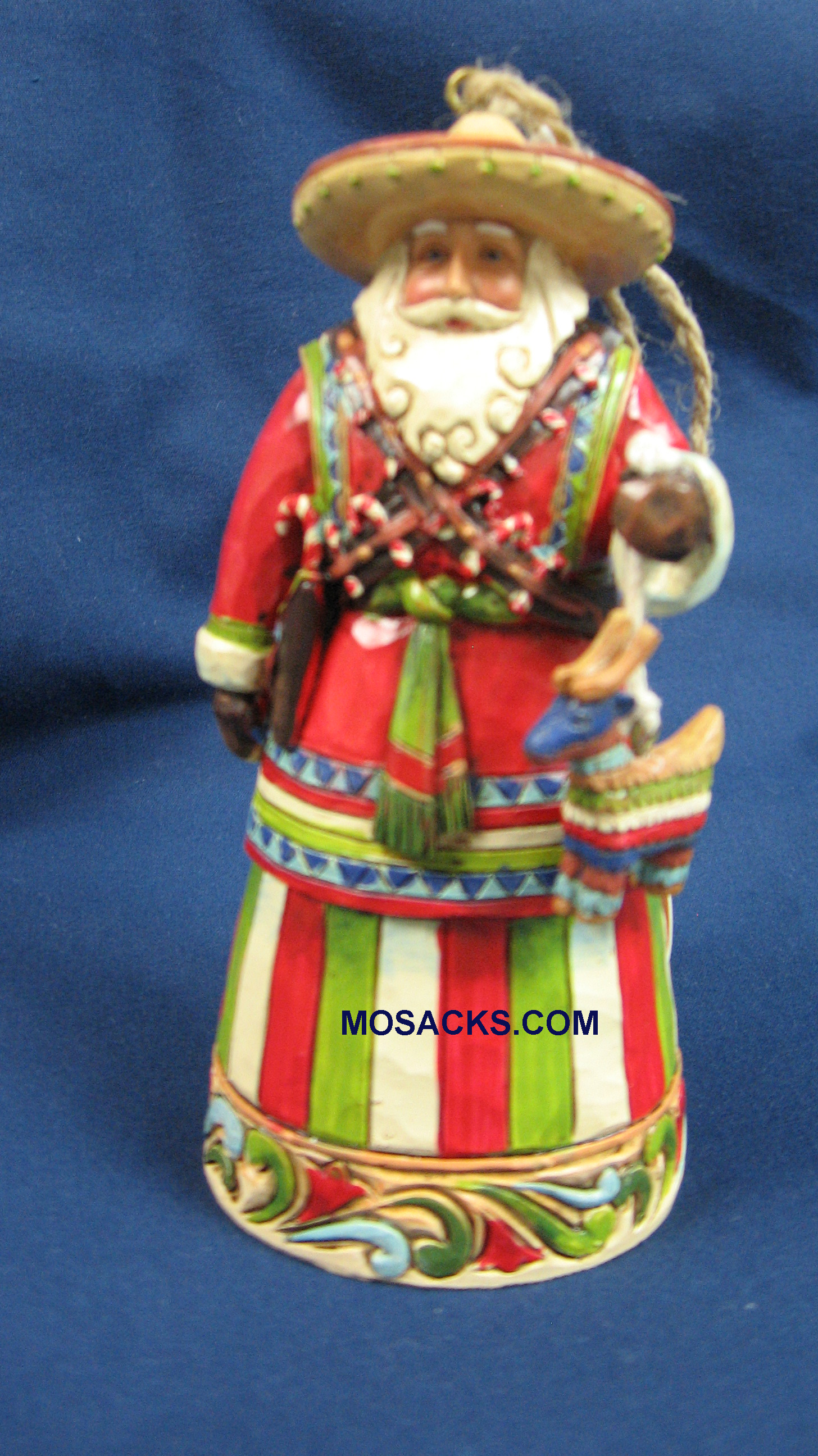 Jim Shore Heartwood Creek 5" Mexico Santa Hanging Ornament 258-4027742 Mexican Santa Ornament