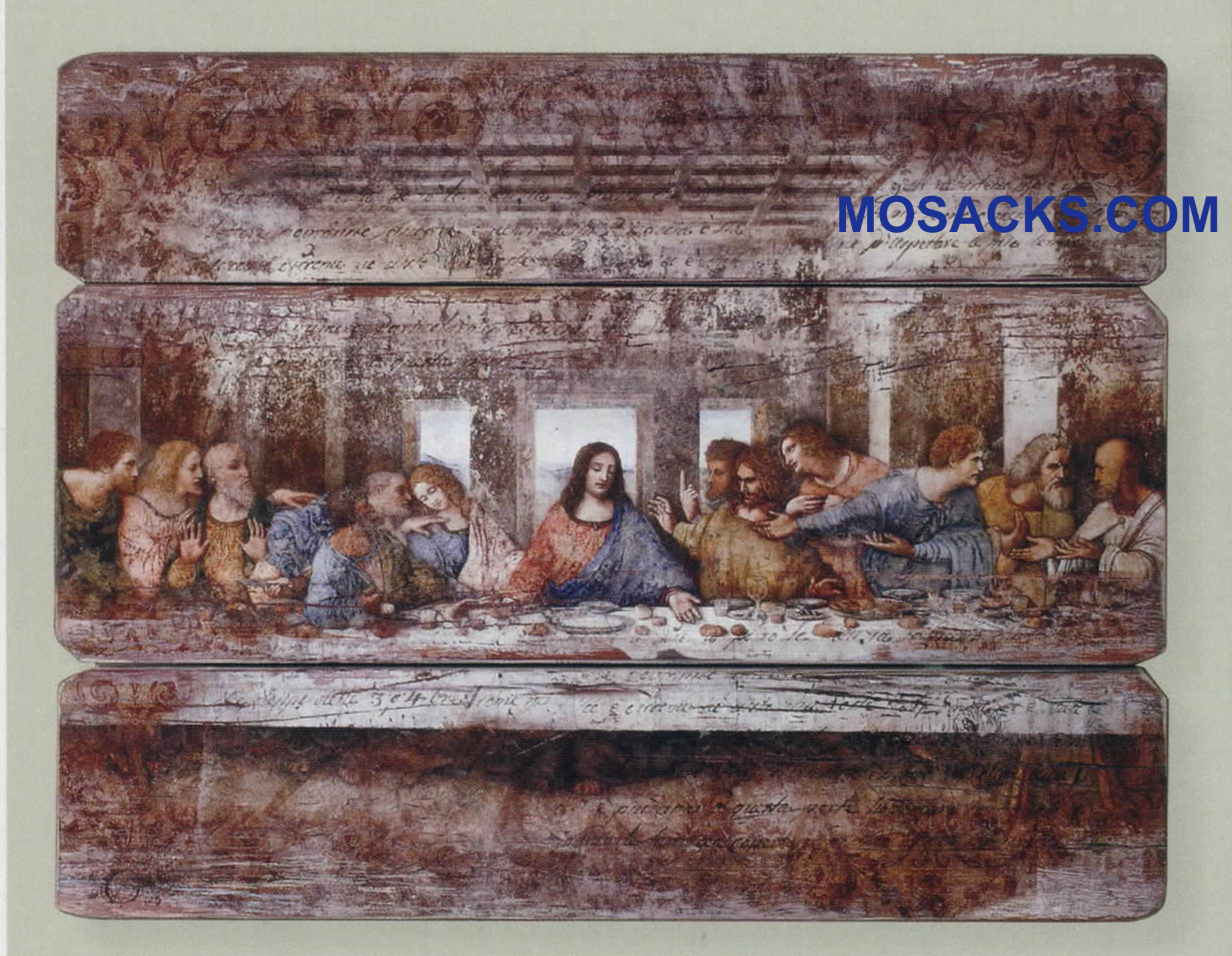 Joseph's Studio Renaissance Collection Last Supper by Leonardo DaVinci in Decorative Panel 26" W  20-40507