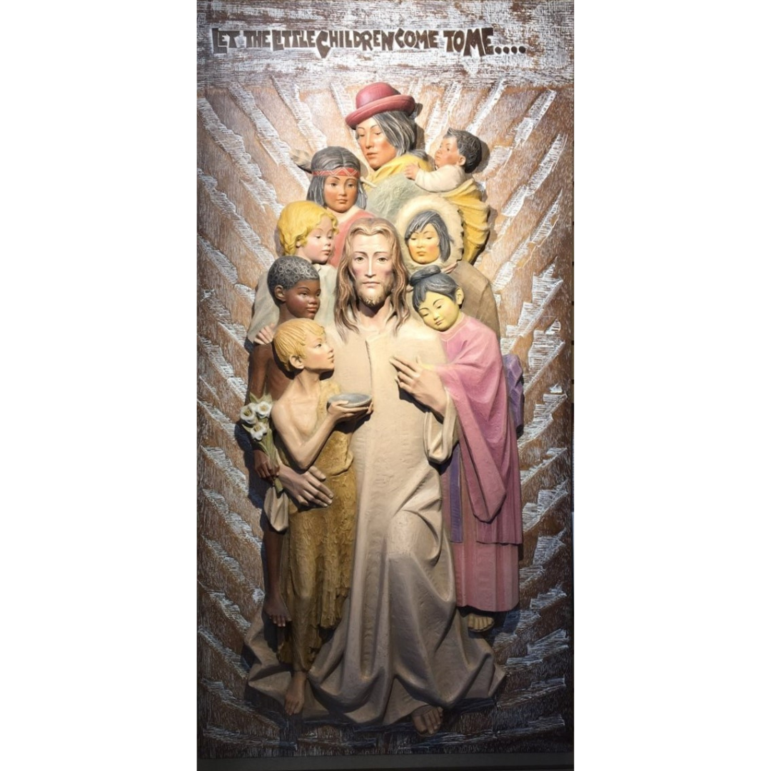 Jesus and Children Of The World Wall Art