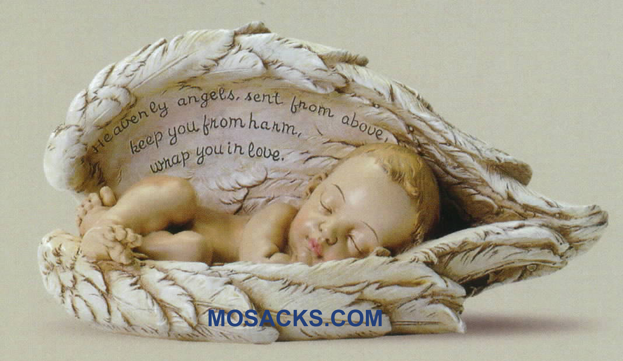 Joseph's Studio Baby Gifts Collection Baby in the Wings of an Angel Figurine 20-42175