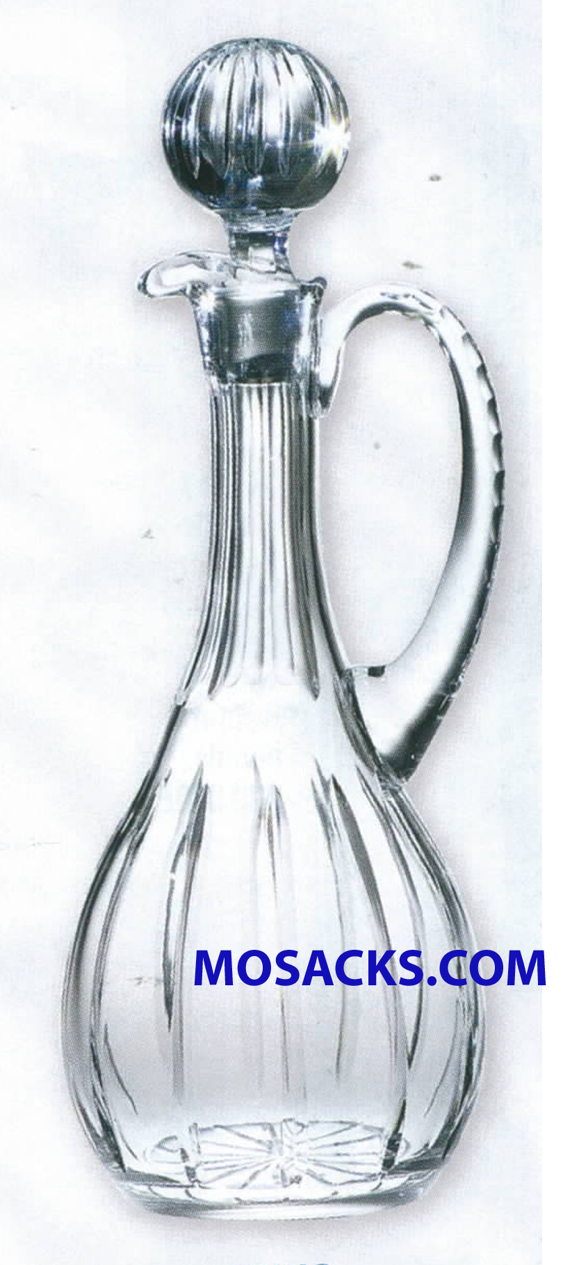 K Brand 15.5 Inch Imported Crystal Flagon With Stopper-K942