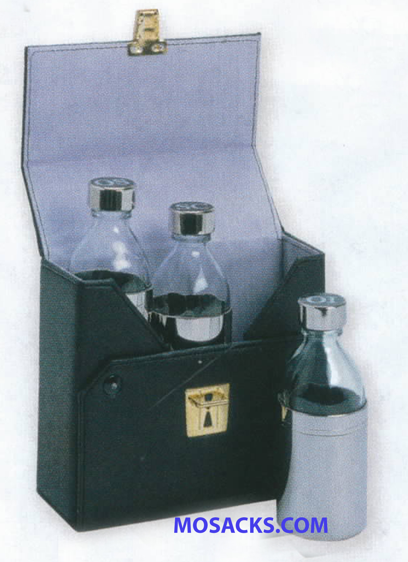 K Brand Ambry Set with 3 glass 4 oz bottles -K420