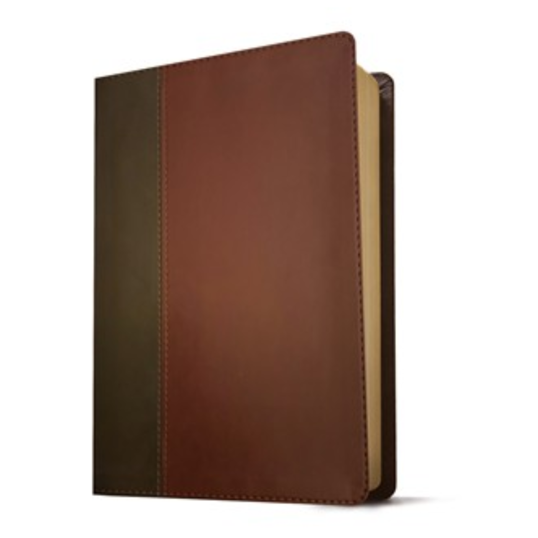 KJV Personal Size Giant Print Bible (LeatherLike/Brown) - 978-1-4964-4768-5