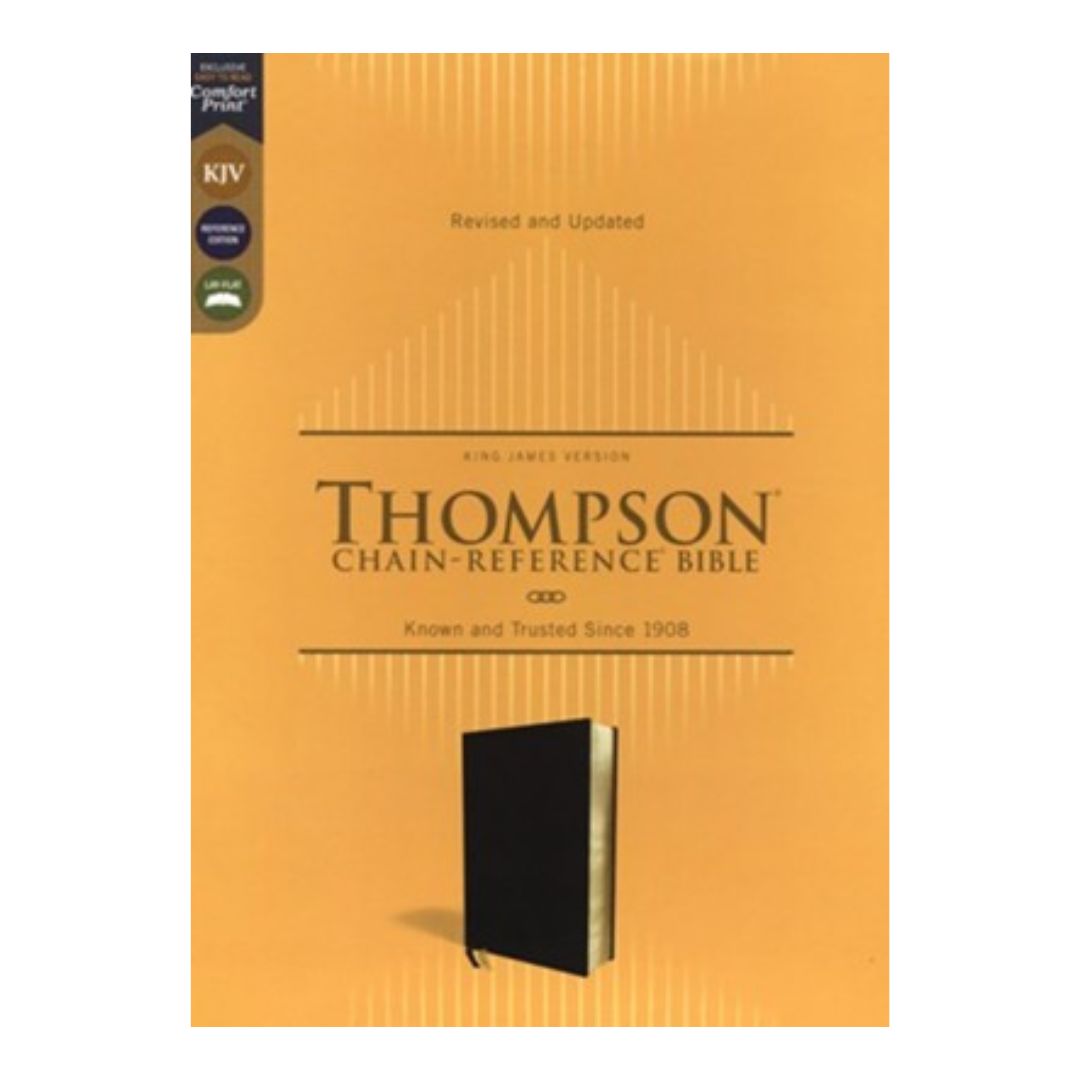 KJV Thompson Chain-Reference Bible Large Print Black-9780310459965