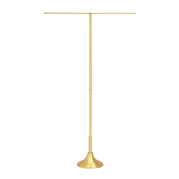 FREE SHIPPING on K Brand Processional Banner Stand in Solid Brass with removable telescoping shaft that extends 51”-90” high -K173B