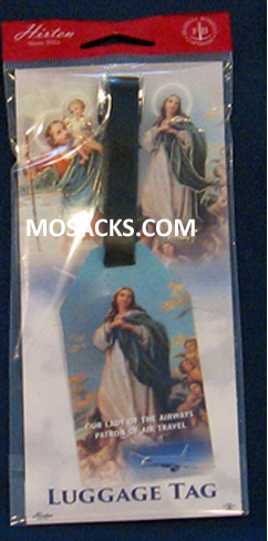 Luggage Tags Our Lady of the Airways Flexible Poly 12-LT-907 Luggage Tags - Our Lady of the Airways Luggage Tag in Flexible Poly 12-LT-907350
