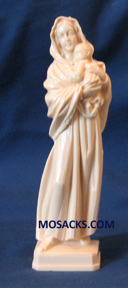 Plastic Mary statues Plastic Madonna Of the Streets 6 Inch Tan Statue 185-2096
