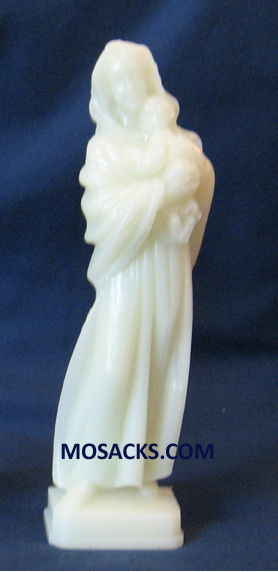 Plastic Mary Statues Plastic Madonna of the Streets 6 Inch Luminous Statue 185-2096AL