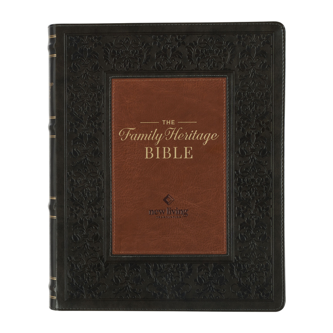 NLT Family Heritage Bible (Brown/Faux Leather) - FHB005